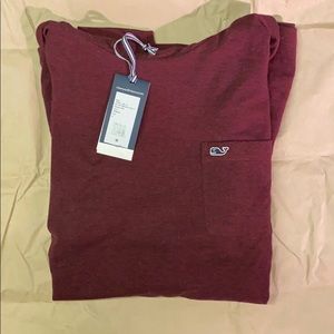 Vineyard Vines Embroidery Hoodie Tee